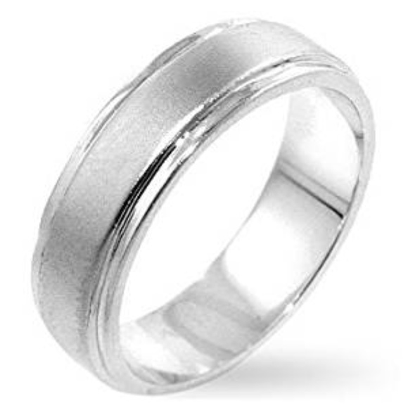 Silver Moon Bay Other - White Gold Men's Eternity Ring